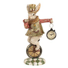 Dekorationsbild Hase 18x10x33 cm weiße Kunststoffuhr von Clayre & Eef.