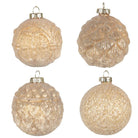 Weihnachtskugel Ø 10x10 cm (Set mit 4) von Clayre & Eef.