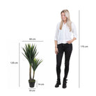 Artificial plant Yucca Green by Mica Decorations