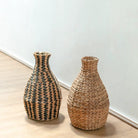 Woven Boho Vase DAYANA natural made from Water Hyacinth by Soeji