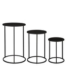 Side table set Quinty Black by Mica Decorations