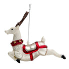 Christmas bauble reindeer 13x5x12 cm by Clayre & Eef.
