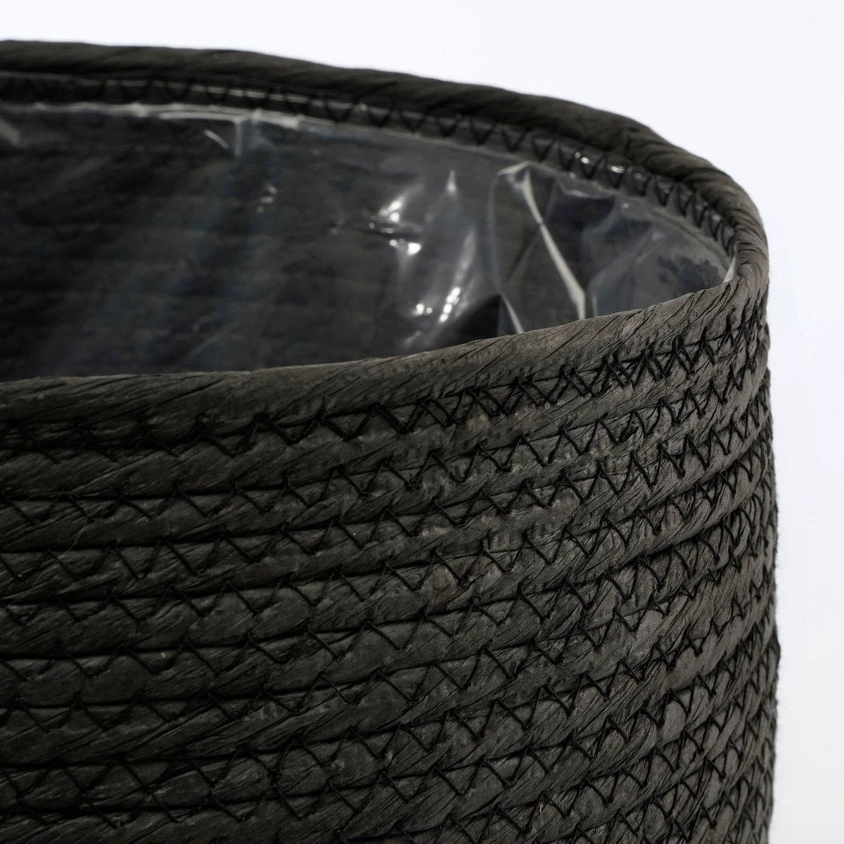 Plant basket Jorck Black by Mica Decorations