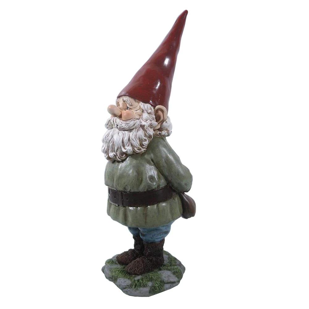 Image Kabouter 22x13x40 cm Green Polyresin Home accessories by Clayre & Eef.
