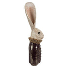Rabbit statue 42 cm White Gold-colored Polyresin Easter decoration by Clayre & Eef.