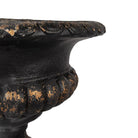 Flowerpot Ø 52x47 cm Black Ceramic Flowerpot Indoor by Clayre & Eef.
