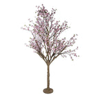 Artificial Cherry Blossom 190x190x300 cm Pink Plastic by Clayre & Eef.