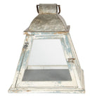Lantern 33x33x37 cm beige wood candle holder by Clayre & Eef.