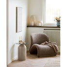 Stoense Lantern, metal, beige, ø25x19 cm by EMIRELLE