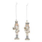 Decorative pendant nutcracker (set of 2) 3x3x10 cm by Clayre & Eef.