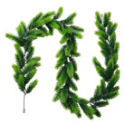 Weihnachtsgirlande 180 cm grüne Kunststoff-Kunstpflanze von Clayre & Eef.