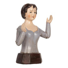 Decoration image woman 12x9x20 cm gray plastic by Clayre & Eef.