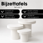 Side table Lux Off-white by Mica Decorations