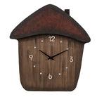 Wall clock 37x4x40 cm Brown Wood by Clayre & Eef.