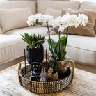 Hummingbird Home | Plant stand - Black metal plant raiser Ø12cm by Kolibri Company