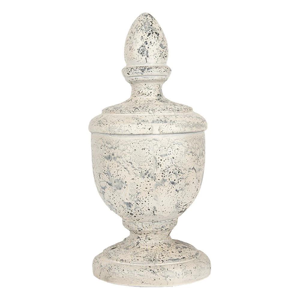 Decoration Ornament Ø 22x48 cm Beige ceramic material by Clayre & Eef.