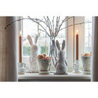 Decoration rabbit 11x11x26 cm by Clayre & Eef.