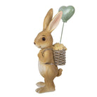 Decoration Statue Rabbit 7x5x17 cm Brown Plastic by Clayre & Eef.