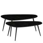 Side table set Jailey Black by Mica Decorations