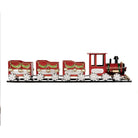 Decoration image train 58x12x14 cm red metal by Clayre & Eef.