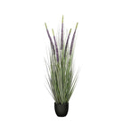 Artificial Plant Ornamental Grass Purple by Mica Decorations