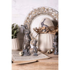 Decoration rabbit 10x6x21 cm by Clayre & Eef.
