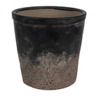 Decoration flower pot Ø 12x11 cm by Clayre & Eef.