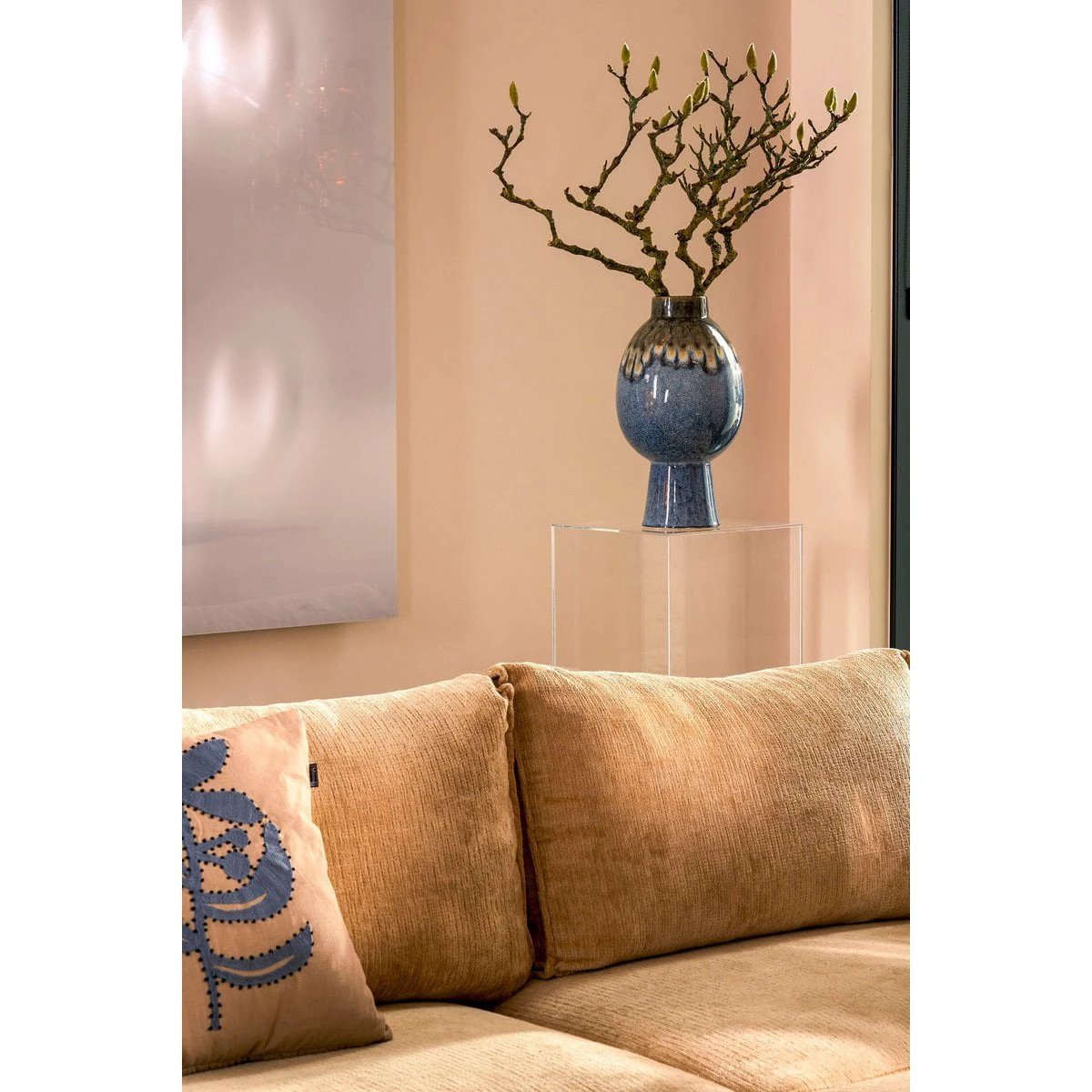 Vase Helma Blue by Mica Decorations