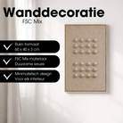 Wall decoration Dark brown by Mica Decorations