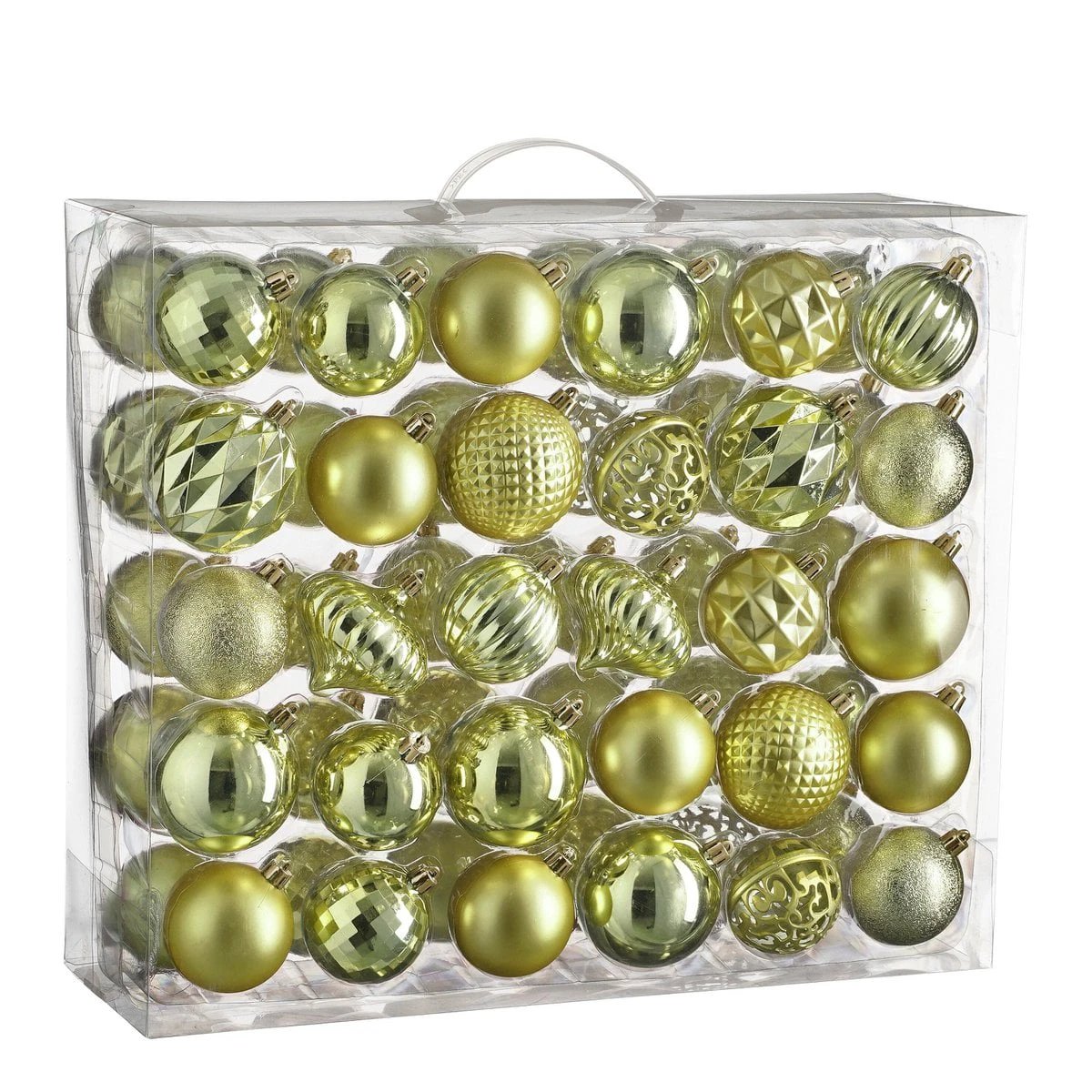 Christmas ball set Light green by House of Seasons
