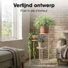Plant stand Salvo Off-white by Mica Decorations
