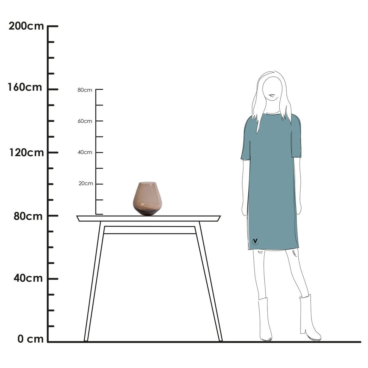 Vaas - Tasman Taupe by Vase The World