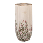 Vase Ø 15x30 cm beige Keramik von Clayre & Eef.