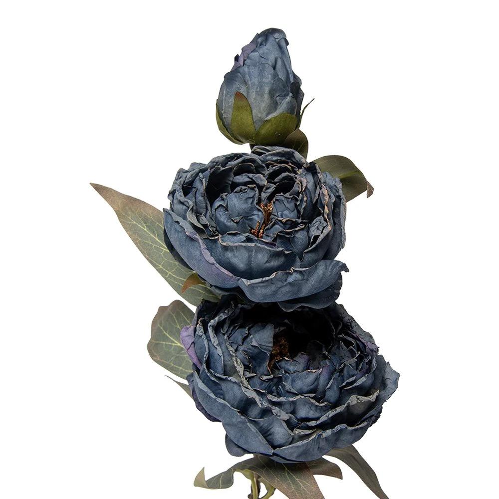 Artificial flower 72 cm Blue Plastic by Clayre & Eef.