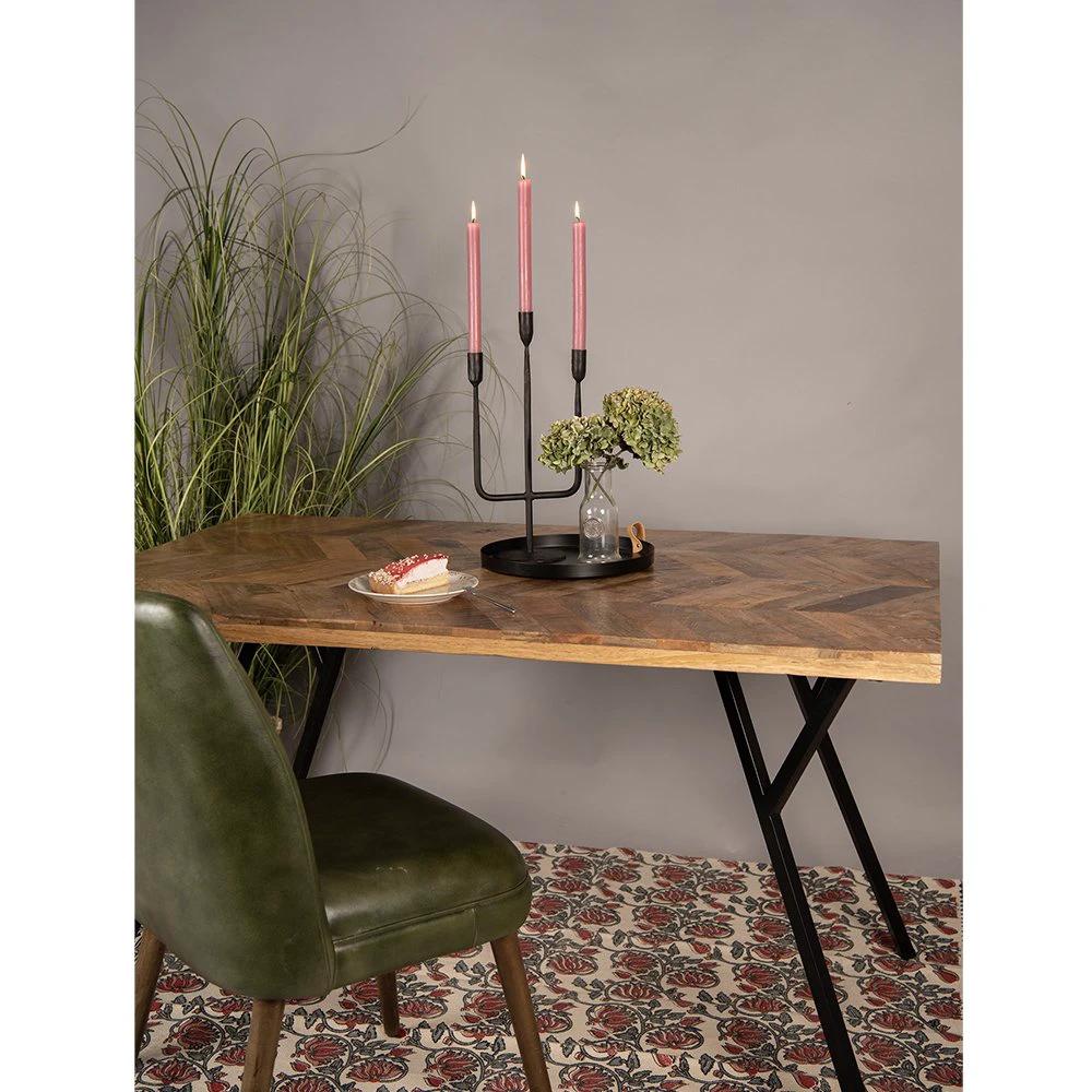 Candlestick 21x12x43 cm by Clayre & Eef.