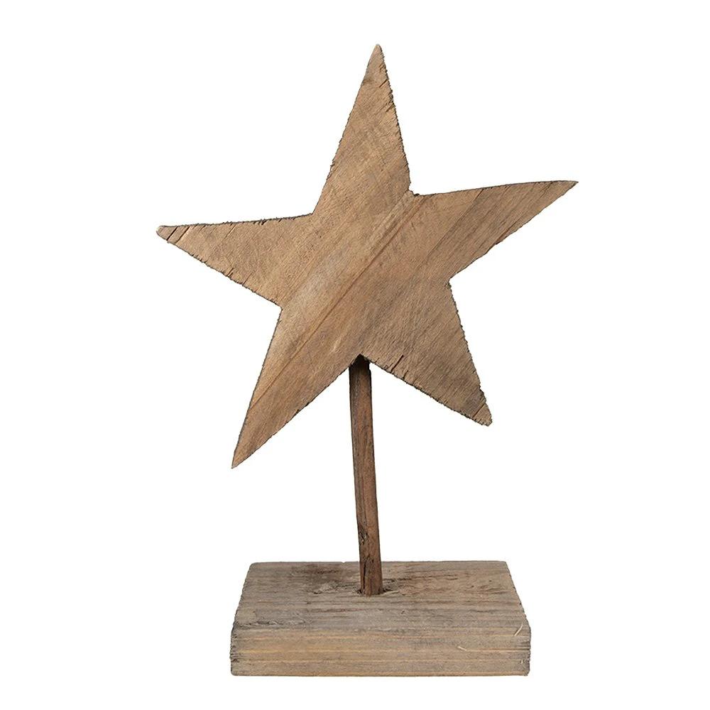 Decoration star 15x8x21 cm by Clayre & Eef.