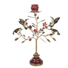 Candlestick 27x17x38 cm Gold-colored Plastic by Clayre & Eef.