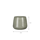 Flowerpot inside Benson Light gray by Mica Decorations