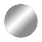 Jersey Mirror - Brass Look, Steel, Ø40cm by EMIRELLE