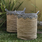 Laundry Basket NIAS | Plant Basket | Large Storage Basket made from Seagrass (2 sizes) by Soeji
