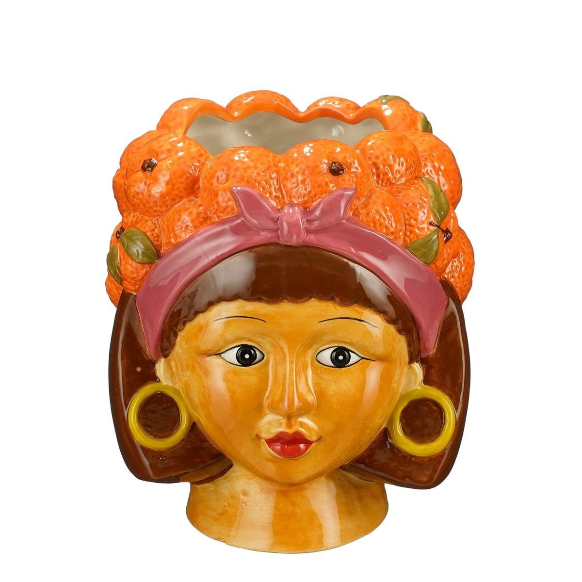 Flowerpot inside Funny Orange by Mica Decorations