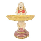 Decoration Image Dog 15x16x21 cm Beige Plastic by Clayre & Eef.
