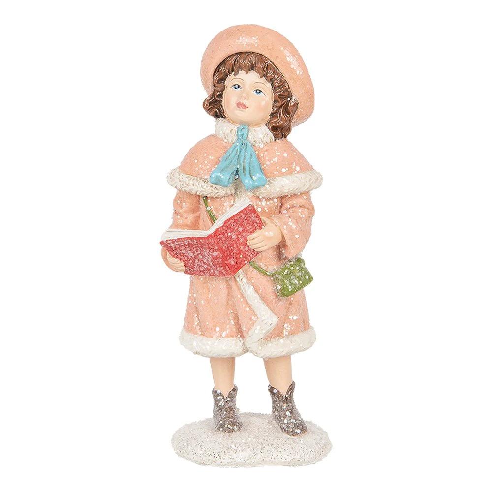 Decoration image child 7x8x18 cm blue plastic by Clayre & Eef.