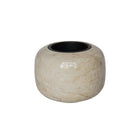 Plantenpot - Phuket glossy beige marble by Vase The World