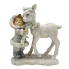 Dekoration Kind mit Hirsch 12x6x13 cm von Clayre & Eef.