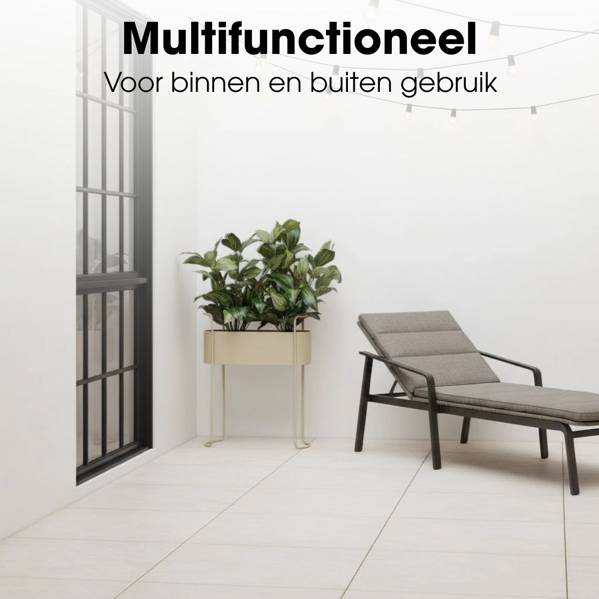Flowerpot inside Moritz Beige by Mica Decorations