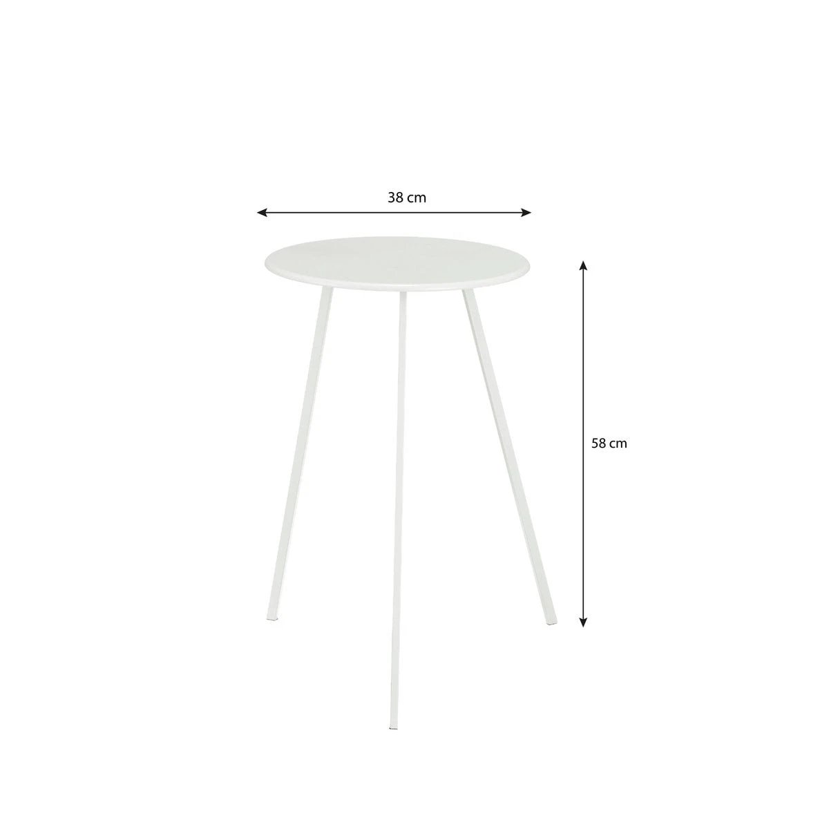 Side table outdoor Seattle White by Mica Decorations