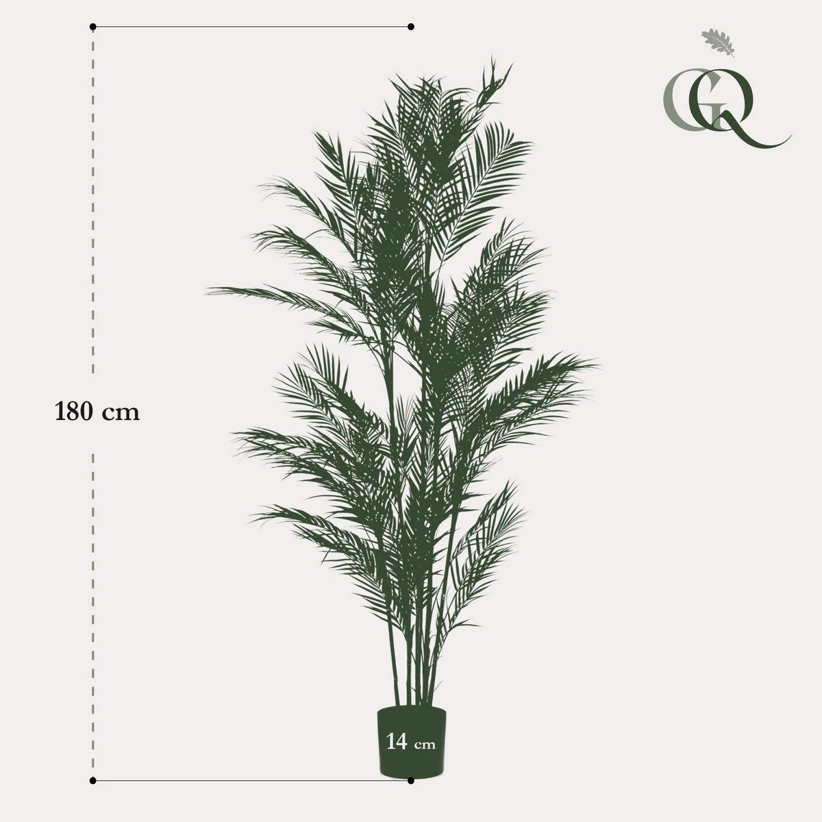 Art plant - Chamaedorea Elegans - Bergpalm - 180 cm by Green boutiQ