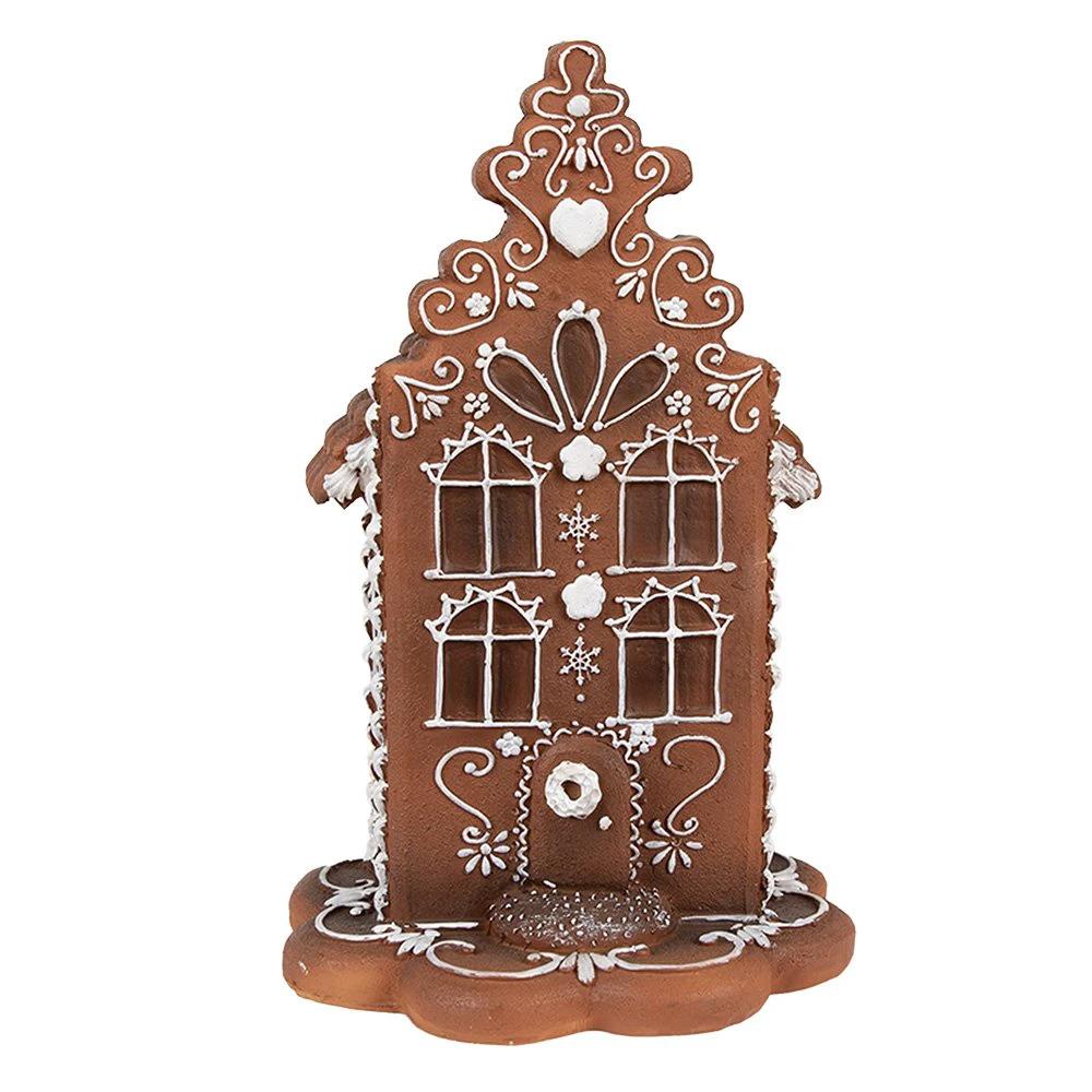 Decoration house with LED 13x13x20 cm / 2xAAA by Clayre & Eef.