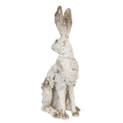 Hasenfigur 47 cm Beige Polyresin Osterdekoration von Clayre & Eef.